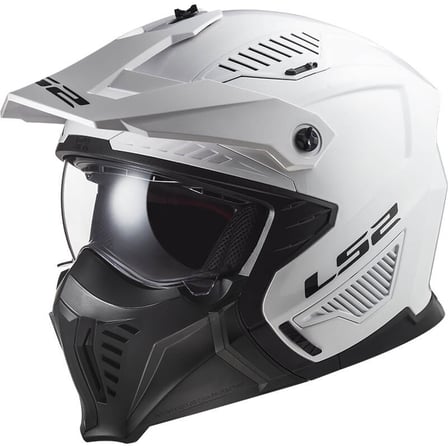LS2 OF606 Drifter Solid White 06 LS2 OF606 Drifter Solid White 06