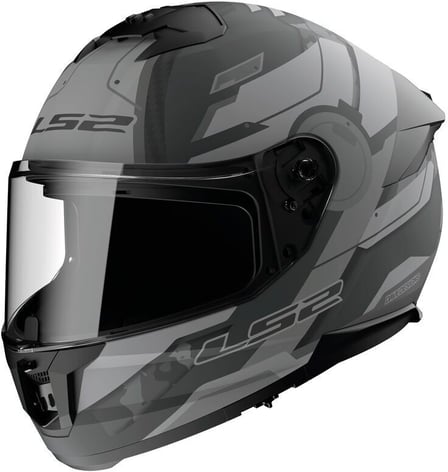 LS2 FF808 Stream II Shadow Mat Titanium Grey