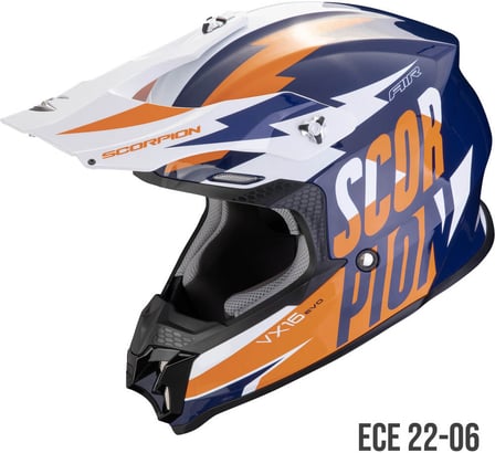 Scorpion VX-16 EVO AIR Slanter Blue/Orange