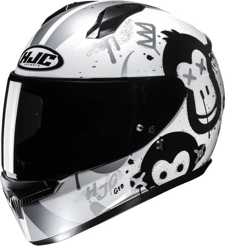 HJC C10 Geti Black/White