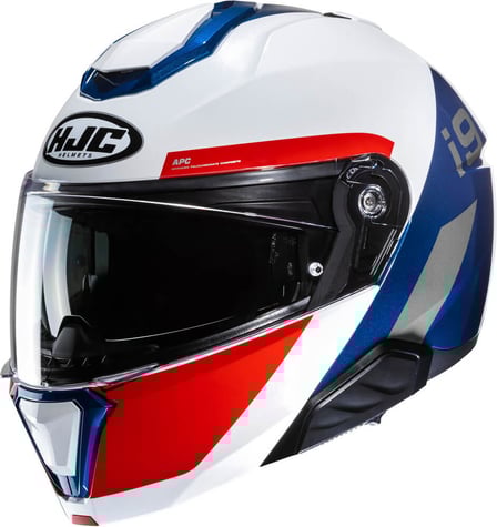 HJC i91 Bina White/Blue HJC i91 Bina White/Blue