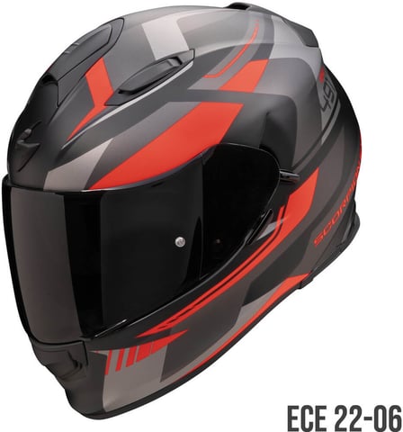 Scorpion EXO-491 Abilis Matt Black/Silver/Red Scorpion EXO-491 Abilis Matt Black/Silver/Red