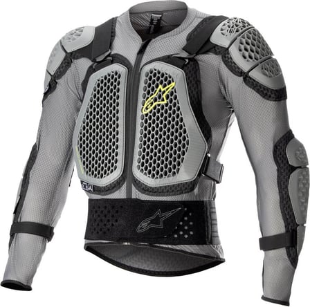 Alpinestars Bionic Action V2 Protection Jacket Gray Black Yellow Fluo 915 Alpinestars Bionic Action V2 Protection Jacket Gray Black Yellow Fluo 915