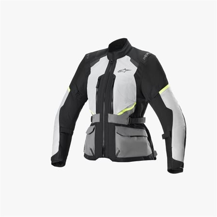Alpinestars Stella Andes Air Drystar Jacket Ice Gray Dark Gray Black 9191 Alpinestars Stella Andes Air Drystar Jacket Ice Gray Dark Gray Black 9191