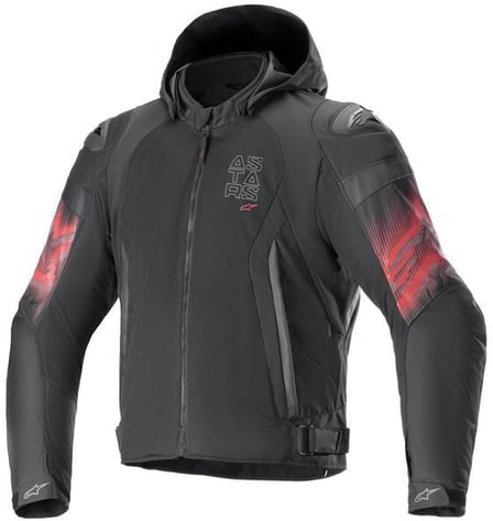 Alpinestars Zaca Air Venom Waterproof Jacket Black Bright Red 1303 Alpinestars Zaca Air Venom Waterproof Jacket Black Bright Red 1303