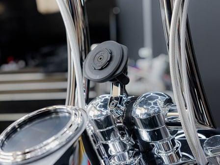 Quad Lock Pro Chrome Handlebar Mount - Large for FATBAR / Special CUSTOM handlebars Pro Chrome Handlebar Mount - Large for FATBAR / Special CUSTOM handlebars Quad Lock Pro Chrome Handlebar Mount - Large for FATBAR / Special CUSTOM handlebars Pro Chrome Handlebar Mount - Large for FATBAR / Special CUSTOM handlebars