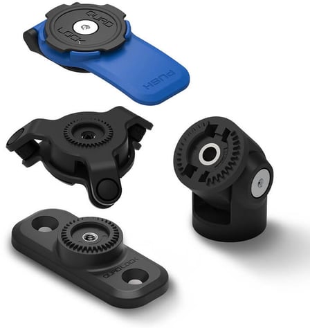 Quad Lock 360 Scooter bevestigingsset - Basis/Adapter/Hoofd + Trillingsdemper 360 Scooter bevestigingsset - Basis/Adapter/Hoofd + Trillingsdemper Quad Lock 360 Scooter bevestigingsset - Basis/Adapter/Hoofd + Trillingsdemper 360 Scooter bevestigingsset - Basis/Adapter/Hoofd + Trillingsdemper