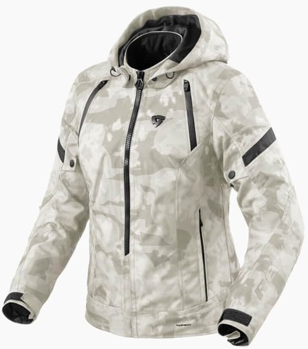 REV'IT Flare 3 H2O Ladies Jacket Camo Grey/White REV'IT Flare 3 H2O Ladies Jacket Camo Grey/White