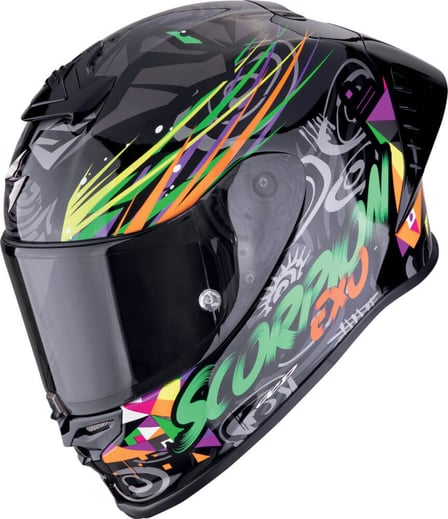 Scorpion EXO-R1 EVO II AIR Savage Black/Green/Orange