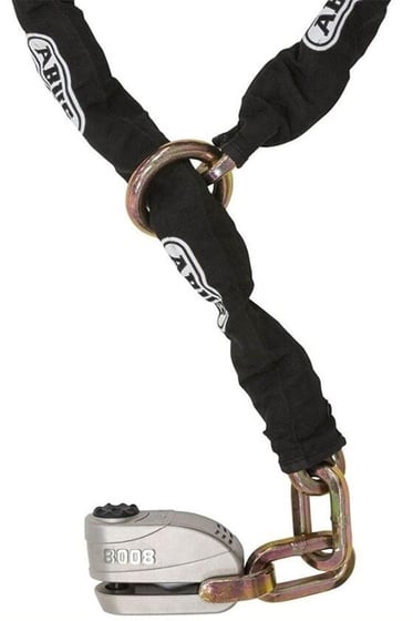 ABUS GRANIT Detecto X Plus 8008 ART4 Schijfremslot met Alarm + 12KS120