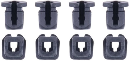 Alpinestars S-R10 Connectors Set For Spoiler Black Alpinestars S-R10 Connectors Set For Spoiler Black