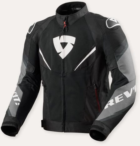 REV'IT Quantum 3 Air Jacket Black/White REV'IT Quantum 3 Air Jacket Black/White