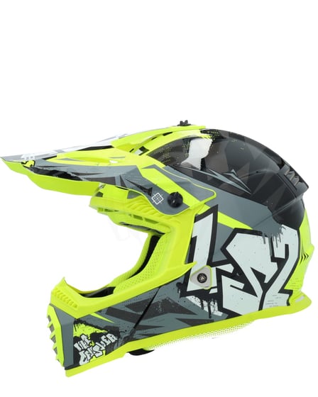 LS2 MX437 Fast II Mini Crusher Black Yellow