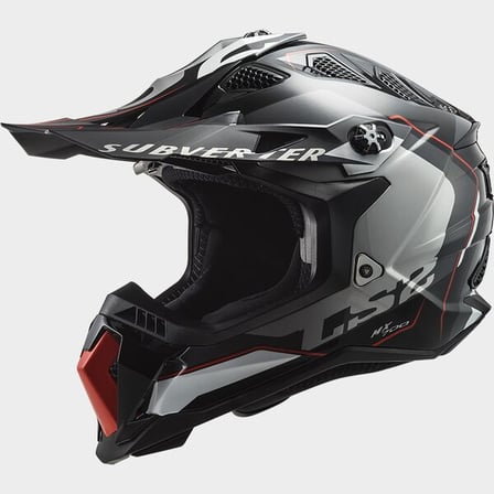LS2 MX700 Subverter Arched Silver Titanium