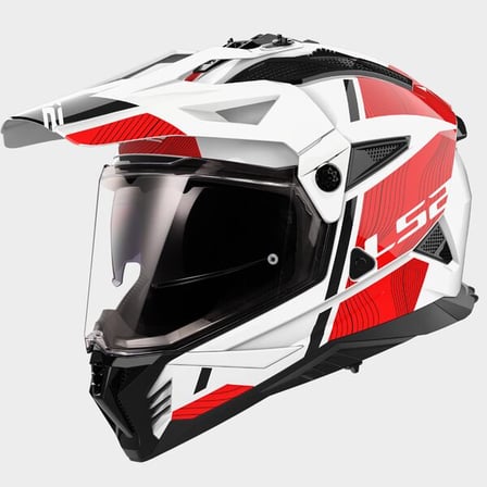 LS2 MX702 Pioneer II Hill White Red
