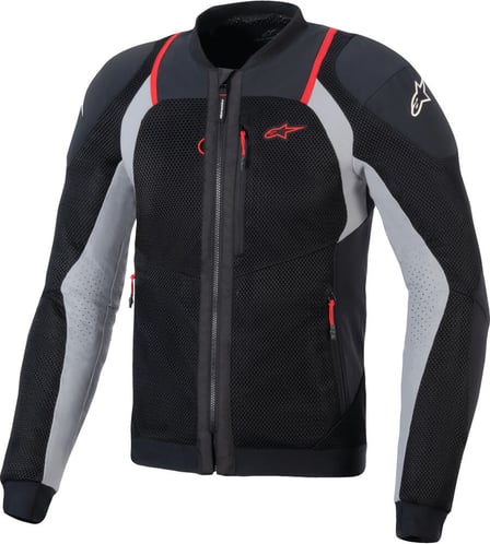 Alpinestars Troop-Air Pro Jacket Black Ash Gray Bright Red 1087