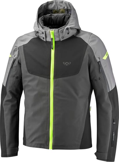 Ixon Burning Jacket Grey/Black/Bright Yellow 4037 Ixon Burning Jacket Grey/Black/Bright Yellow 4037