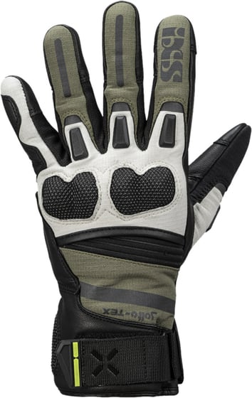 iXS Tour Montevideo Short Gloves Black/Olive