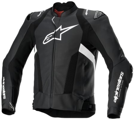 Alpinestars Missile V3 Airflow Leather Jacket Black White 12