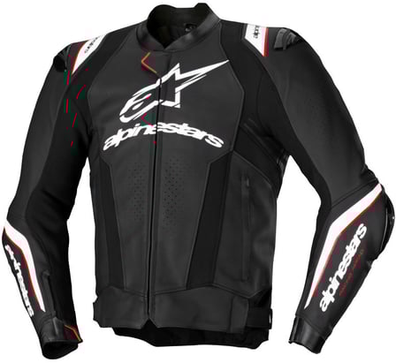 Alpinestars Missile V3 Ignition Leather Jacket Black White 12 Alpinestars Missile V3 Ignition Leather Jacket Black White 12
