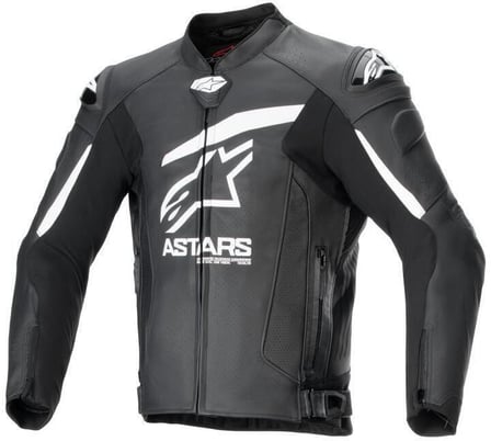 Alpinestars Gp Plus R V4 Airflow Leather Jacket Black White 12 Alpinestars Gp Plus R V4 Airflow Leather Jacket Black White 12