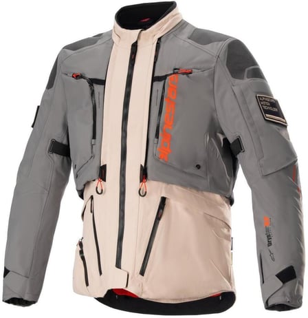 Alpinestars Amt-10R Drystar Xf Jacket Fur Gray Pale Brown Spc Orange 9684