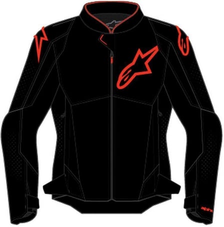 Alpinestars Viper Air V4 Jacket Black Red Fluo 1030