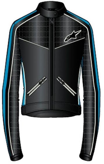 Alpinestars Stella T-Dyno Air Jacket Black Light Blue Ecru 1495
