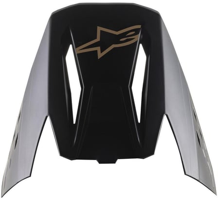 Alpinestars Visor S-M5 - Solid Black Brown Matt 1187
