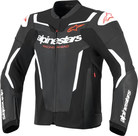 Alpinestars Gp Force V2 Leather Jacket Black White 12 Alpinestars Gp Force V2 Leather Jacket Black White 12
