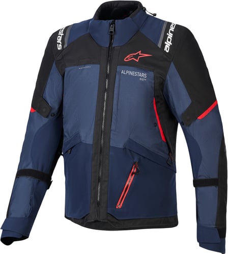 Alpinestars Andes V4 Drystar Jacket Night Navy Mood Indigo Black 7243 Alpinestars Andes V4 Drystar Jacket Night Navy Mood Indigo Black 7243