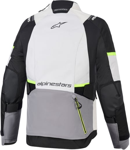 Alpinestars Stella Andes V4 Drystar Jacket Ice Gray Dark Gray Bk Yllw Fl 9282 Alpinestars Stella Andes V4 Drystar Jacket Ice Gray Dark Gray Bk Yllw Fl 9282