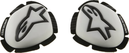 Alpinestars Gp Plus Knee Slider White Black Alpinestars Gp Plus Knee Slider White Black