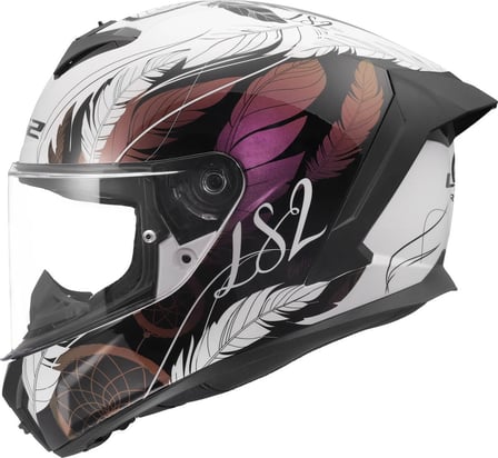 LS2 FF820 Rapid III Boho White Black Pink