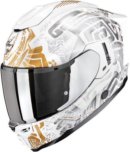 Scorpion EXO-1500 AIR Apus Pearl white/Grey/Gold