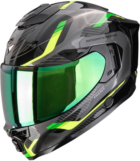 Scorpion EXO-1500 AIR Sleek Black/Green