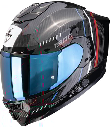 Scorpion EXO-1500 AIR Carbon Zity Black/Red/Blue