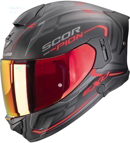 Scorpion EXO-530 AIR Slope Matt Black/Red