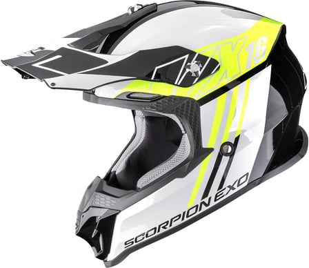 Scorpion VX-16 EVO AIR Lignes Black/Neon Yellow