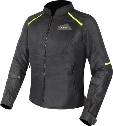 LS2 Breeze Lady Jacket Black Yellow