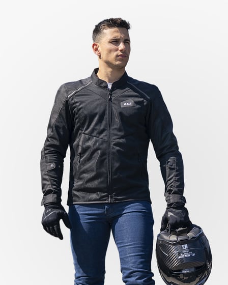 LS2 Breeze Man Jacket Black LS2 Breeze Man Jacket Black