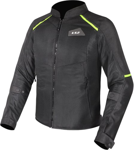 LS2 Breeze Man Jacket Black Yellow
