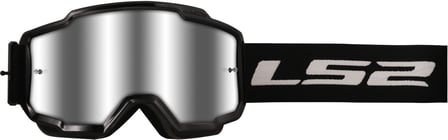 LS2 Charger Goggle Black With Silver Visor