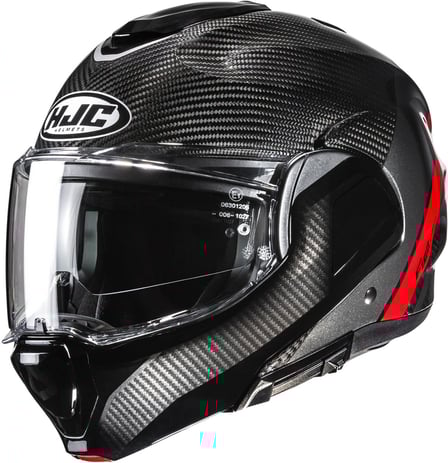 HJC F100 Carbon Stan Black/Red 183