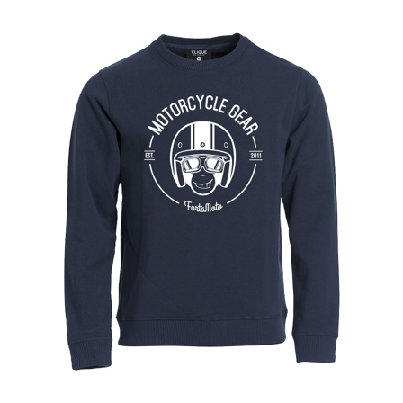 FortaMoto Logo Sweater Navy