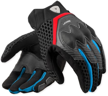 REV'IT Veloz Gloves Red/Blue