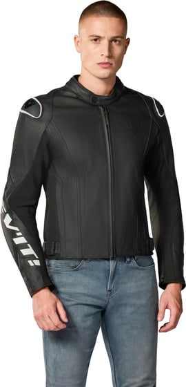 REV'IT Quadratic Jacket Black/White