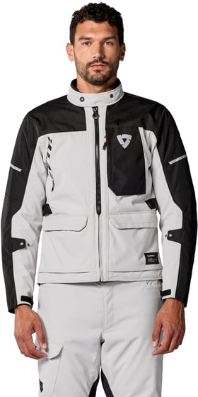 REV'IT Convergent H2O Jacket Silver/Black
