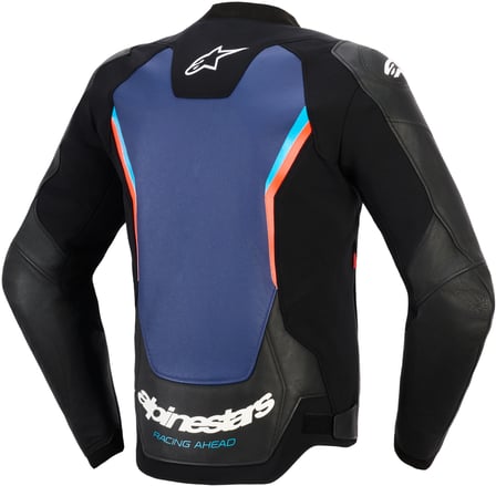 Alpinestars Gp Force V2 Leather Jacket Jacket Black/Blue/Red Fluo