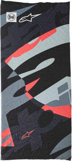 Alpinestars Buff Mogress Neck Tube Black/Camo/Red Fluo